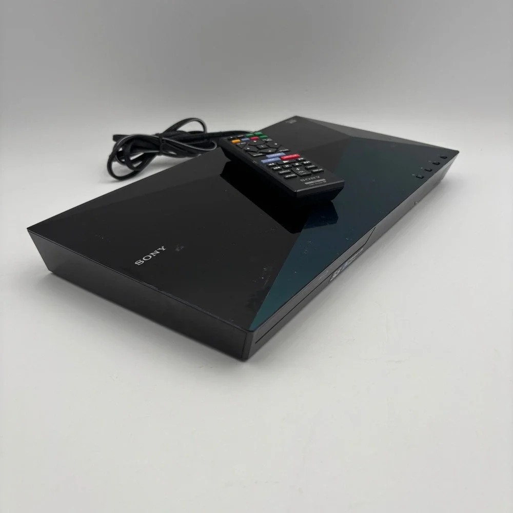 Sony Blu-ray Disc Player BDP-S5100 Black Excellent 3D WiFi Streaming Remote